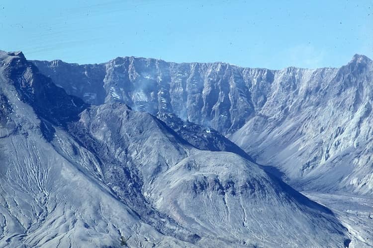 Crater of St. Helens.
